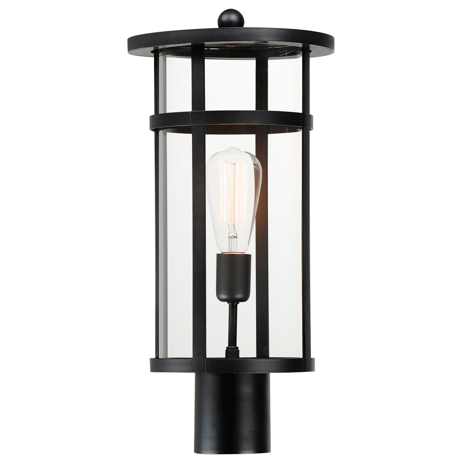 Clyde VX VX Post Lantern Black by Maxim Lighting