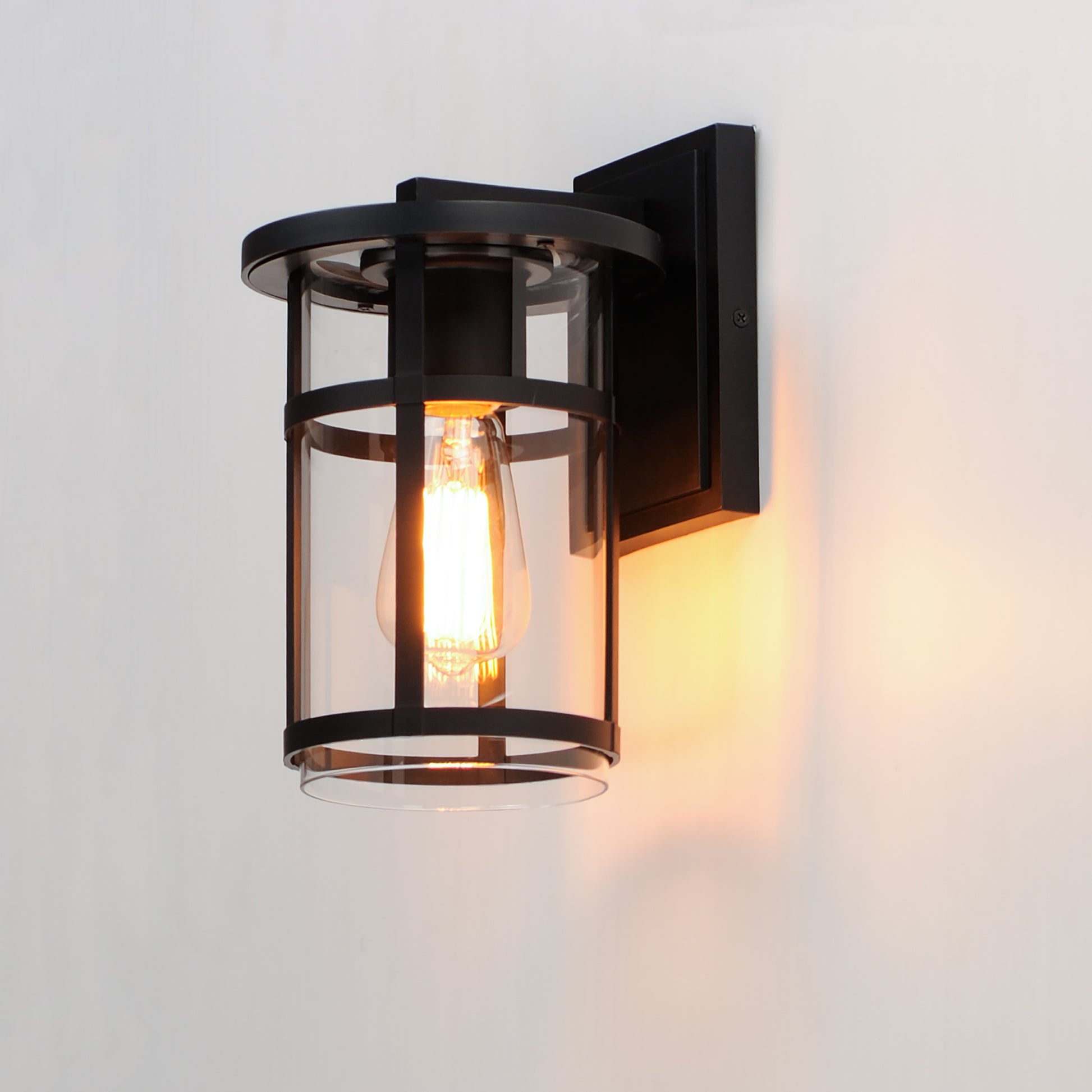 Clyde VX Outdoor Wall Sconce Black by Maxim Lighting