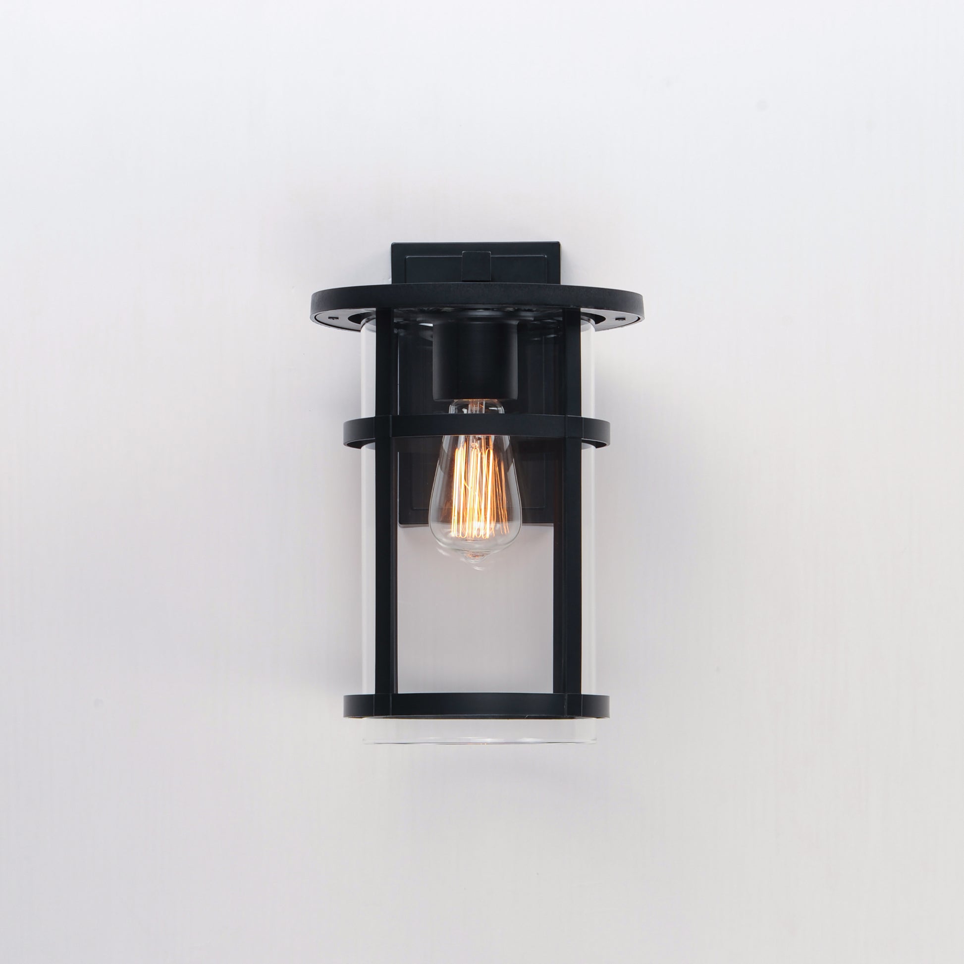 Clyde VX Medium Outdoor Wall Sconce Black by Maxim Lighting
