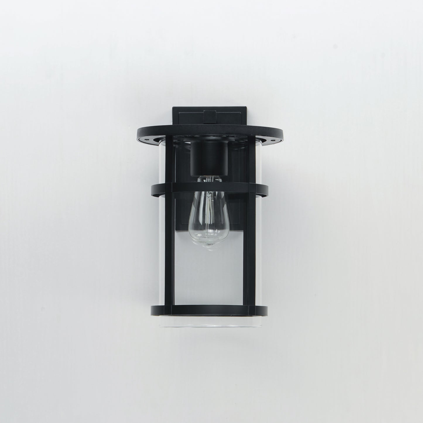 Clyde VX Medium Outdoor Wall Sconce Black by Maxim Lighting