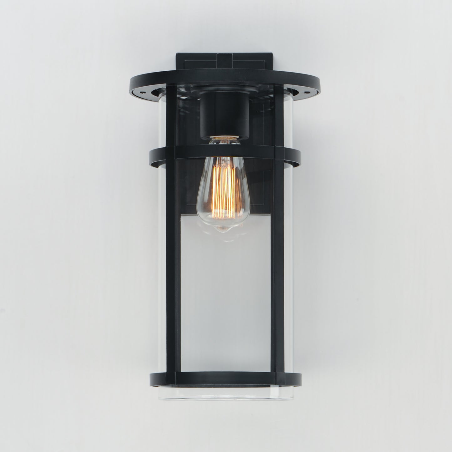 Clyde VX Large Outdoor Wall Sconce Black by Maxim Lighting