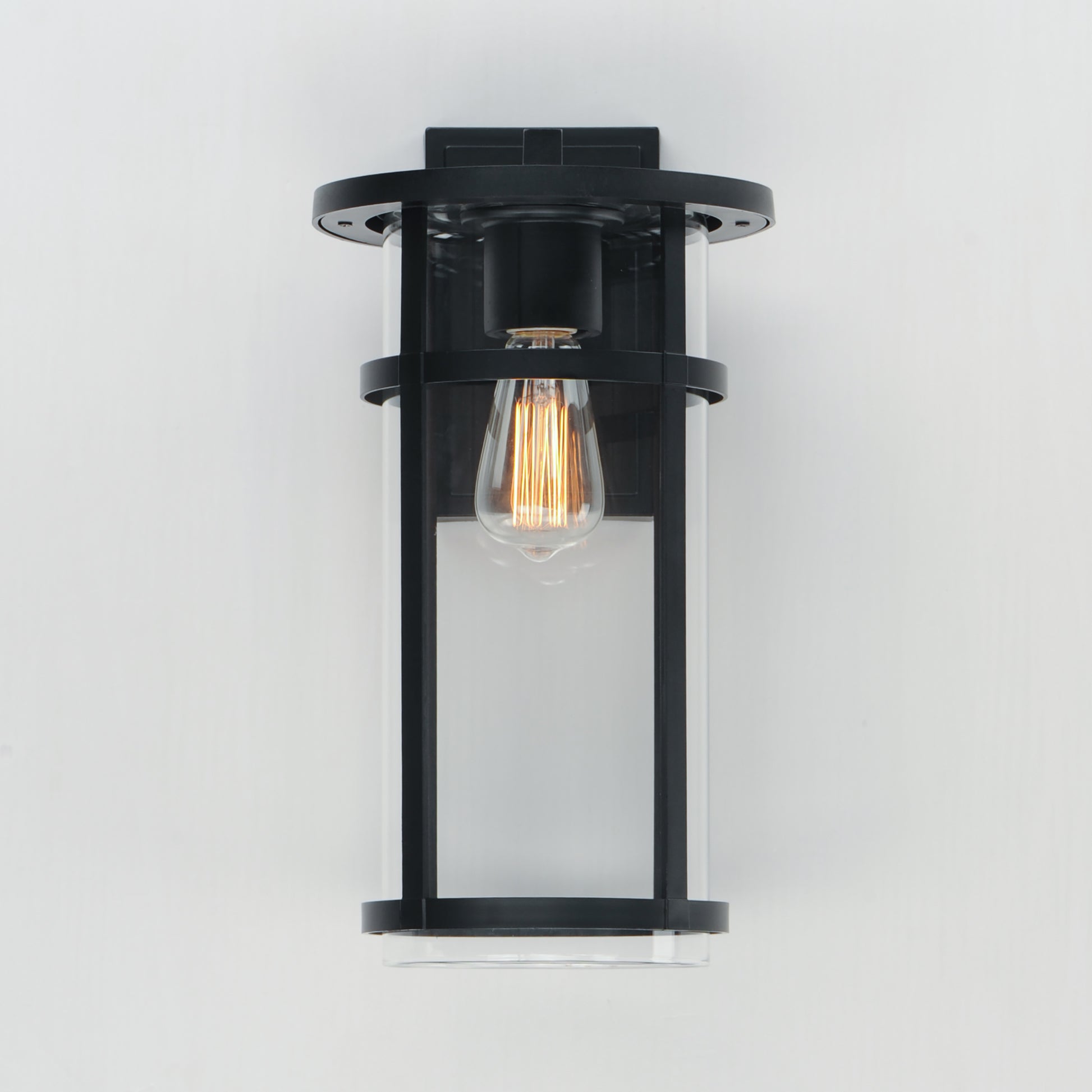 Clyde VX Large Outdoor Wall Sconce Black by Maxim Lighting