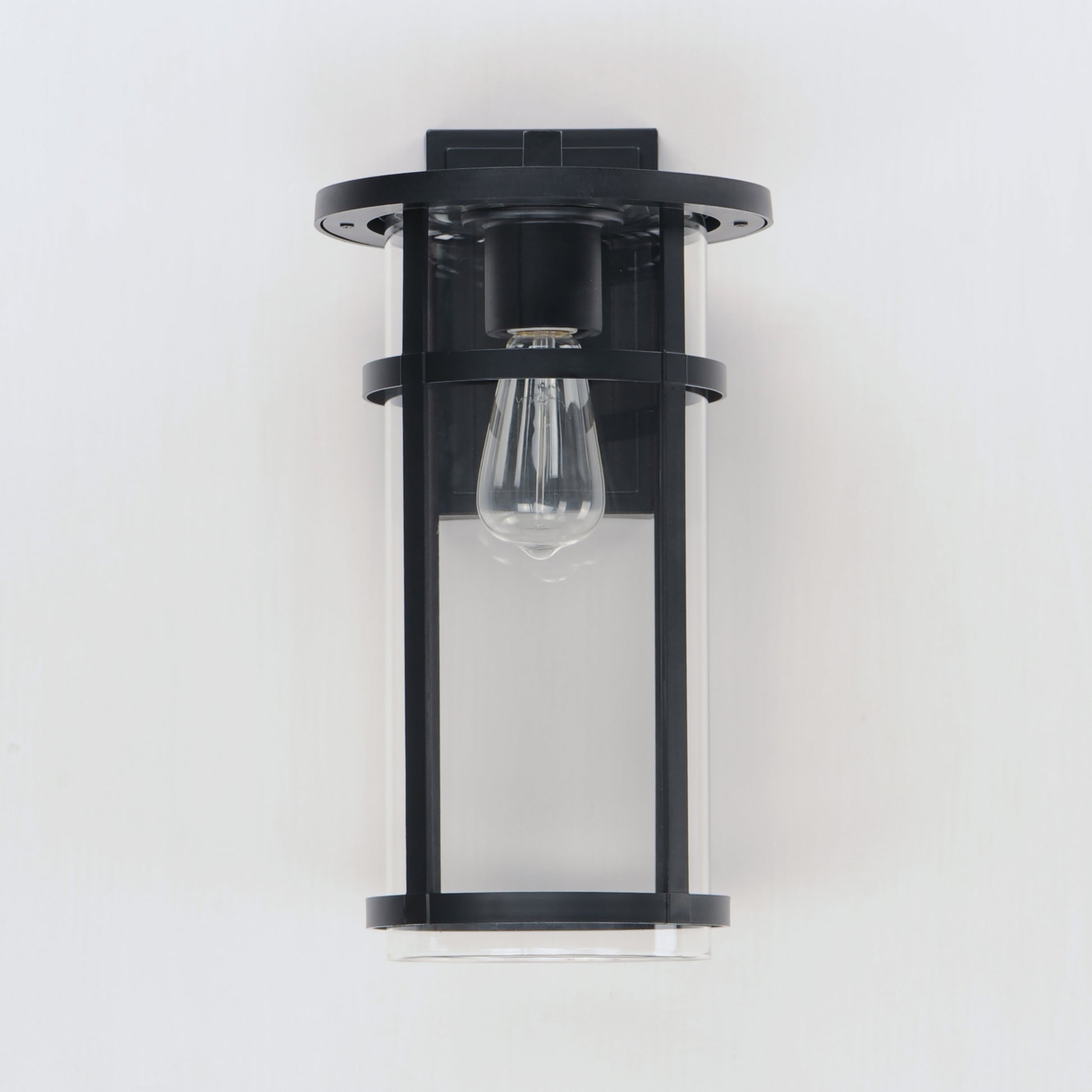 Clyde VX Large Outdoor Wall Sconce Black by Maxim Lighting