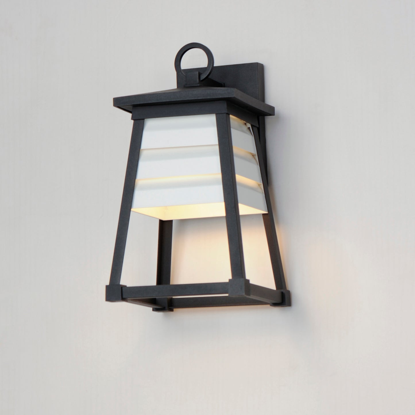 Shutters Small Outdoor Wall Sconce Black by Maxim Lighting