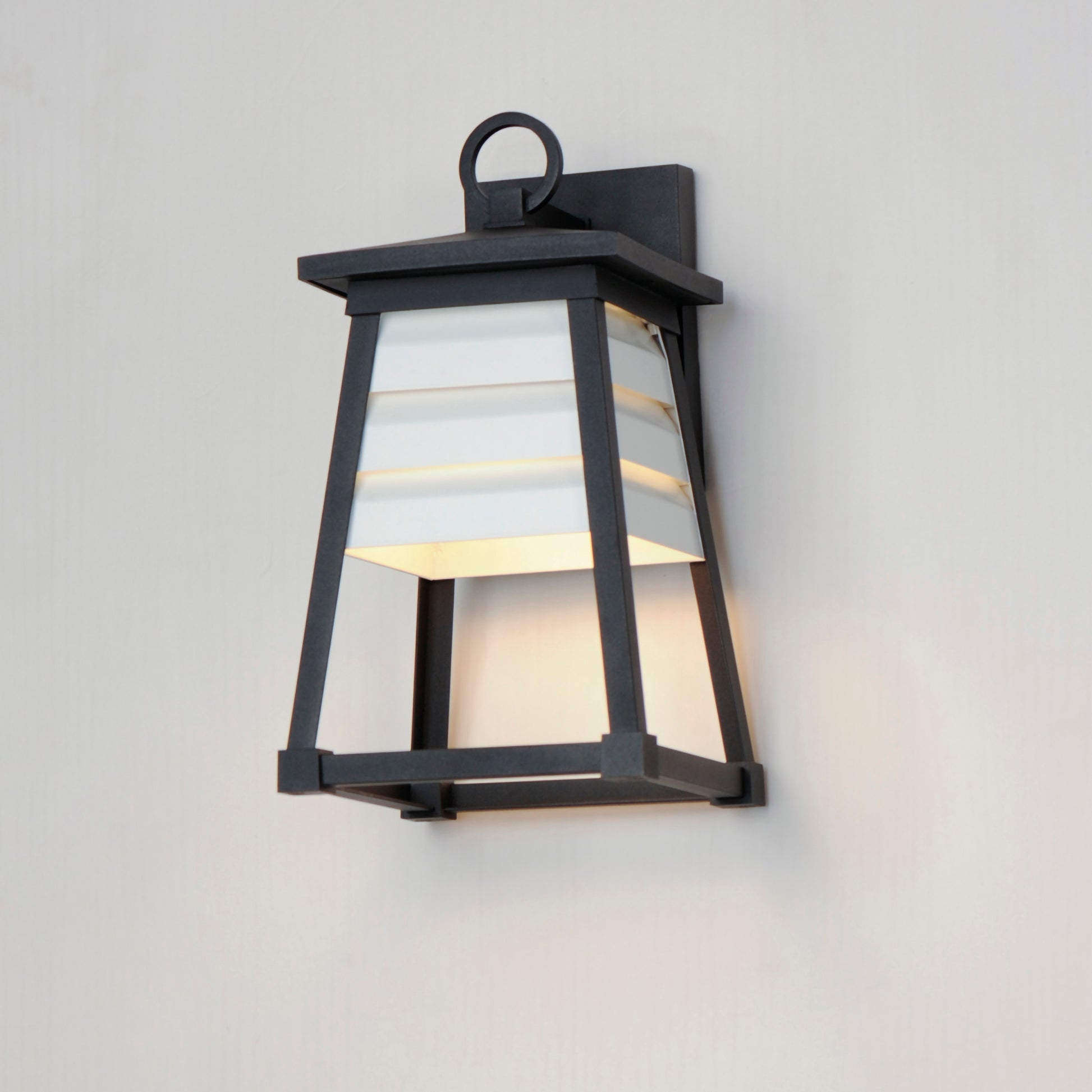 Shutters Small Outdoor Wall Sconce Black by Maxim Lighting