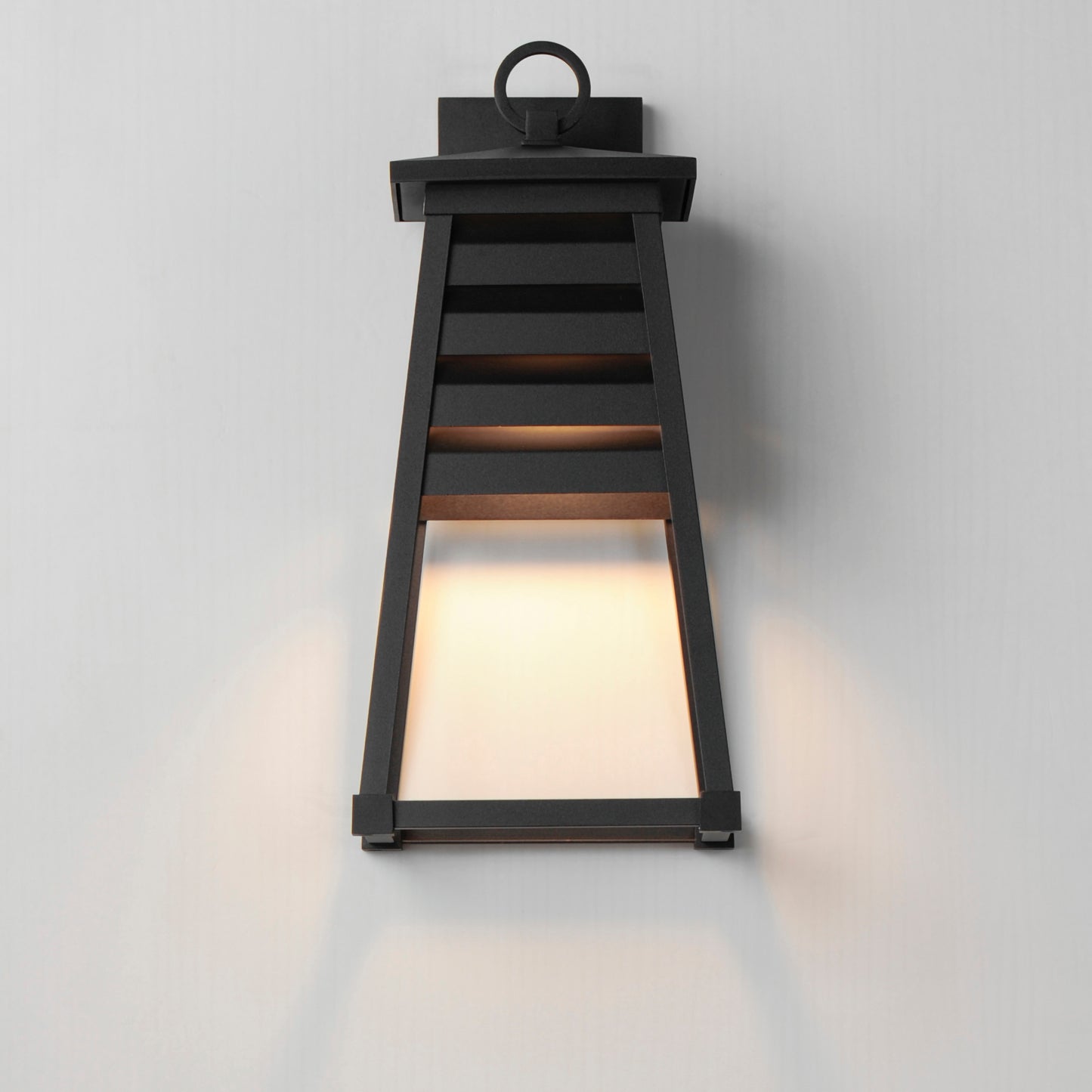 Shutters Medium Outdoor Wall Sconce Black by Maxim Lighting