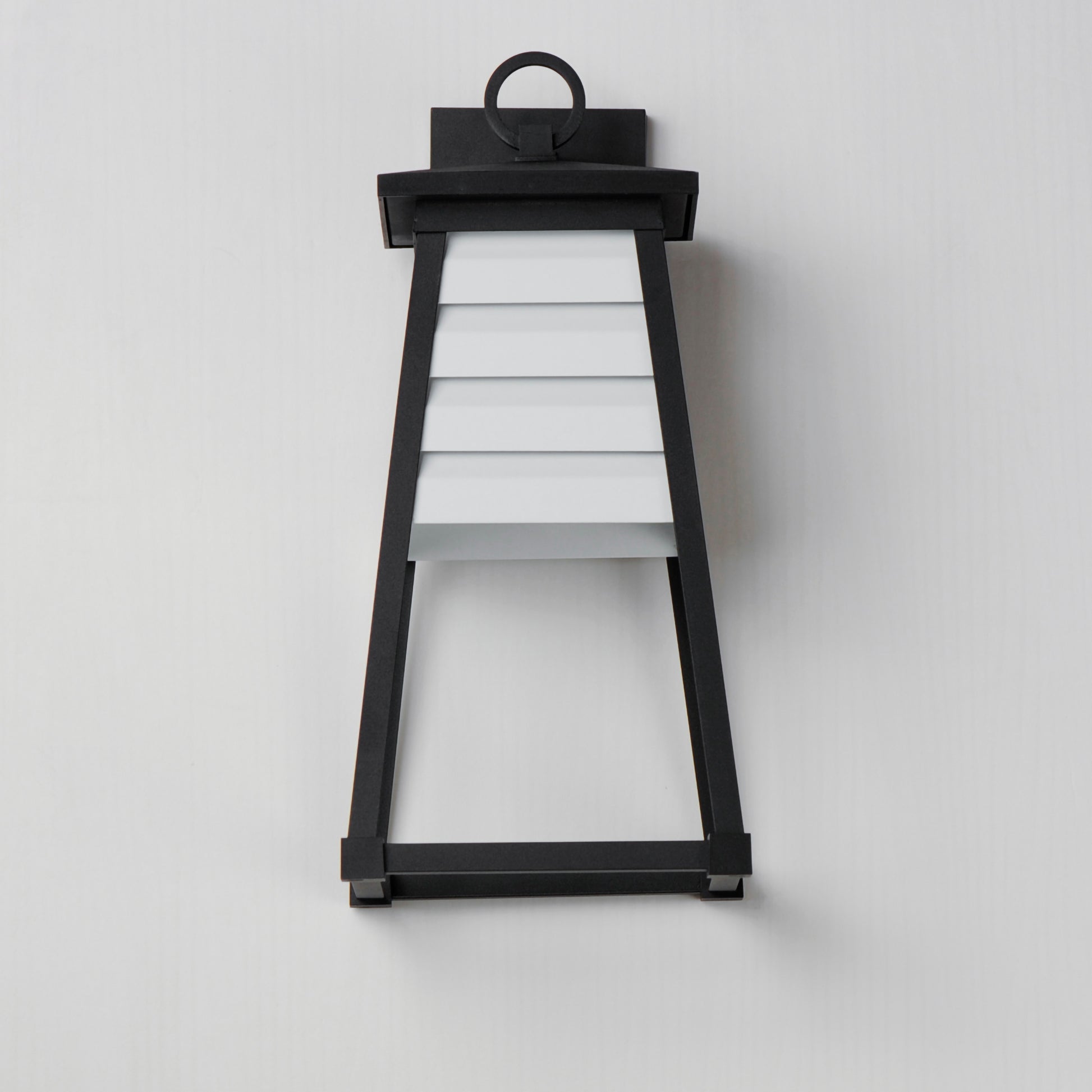 Shutters Medium Outdoor Wall Sconce White/Black by Maxim Lighting