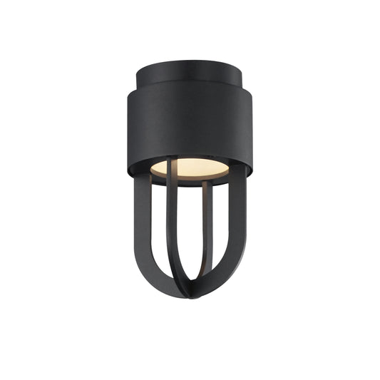 Quayside VX 8" Outdoor LED Flush Mount Black by Maxim Lighting