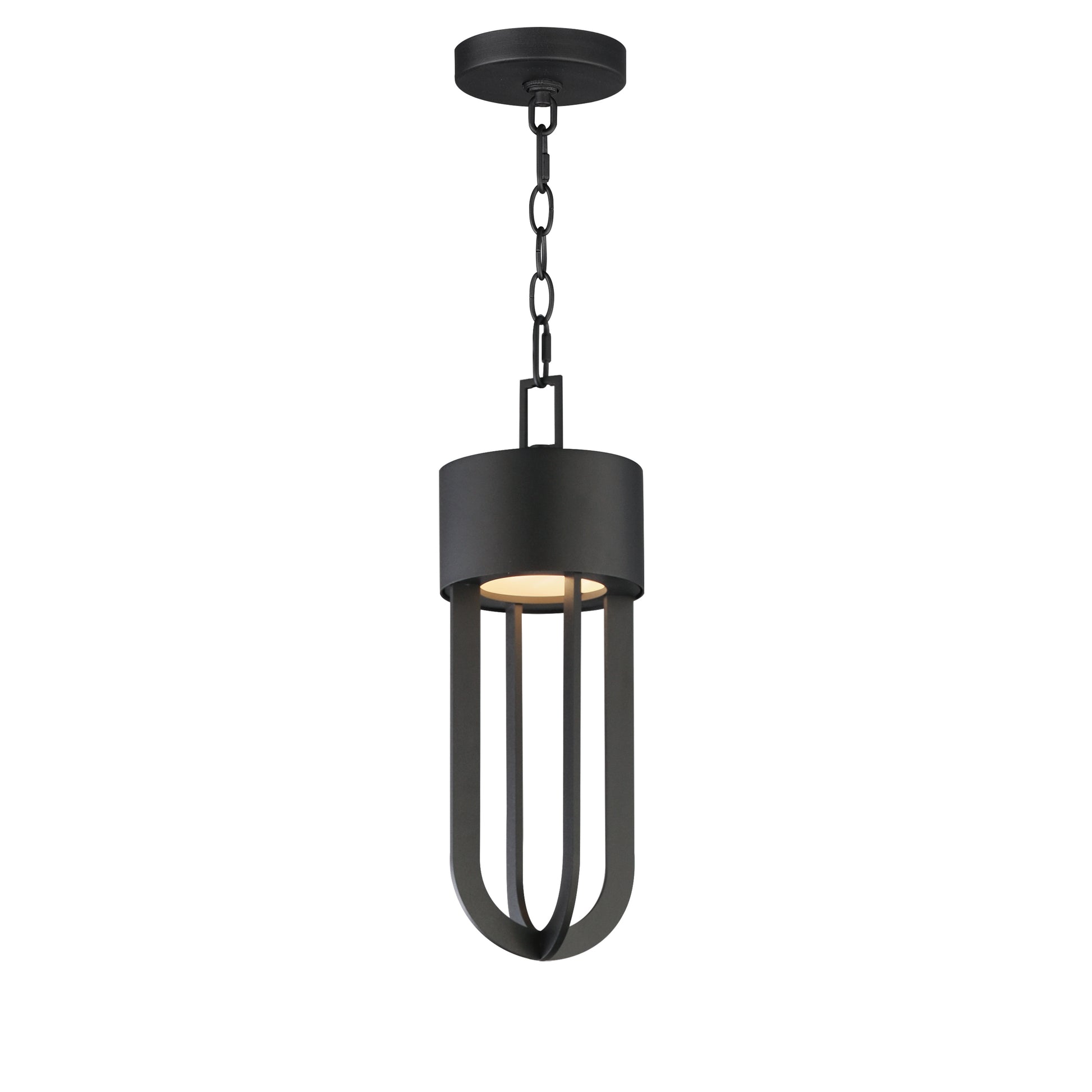 Quayside VX 14" Outdoor LED Pendant Black by Maxim Lighting