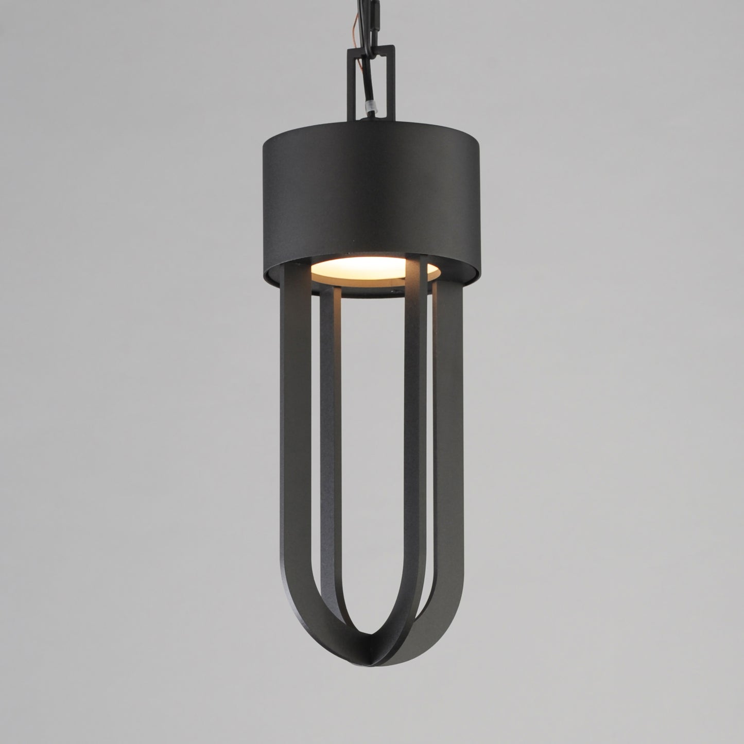 Quayside VX 14" Outdoor LED Pendant Black by Maxim Lighting