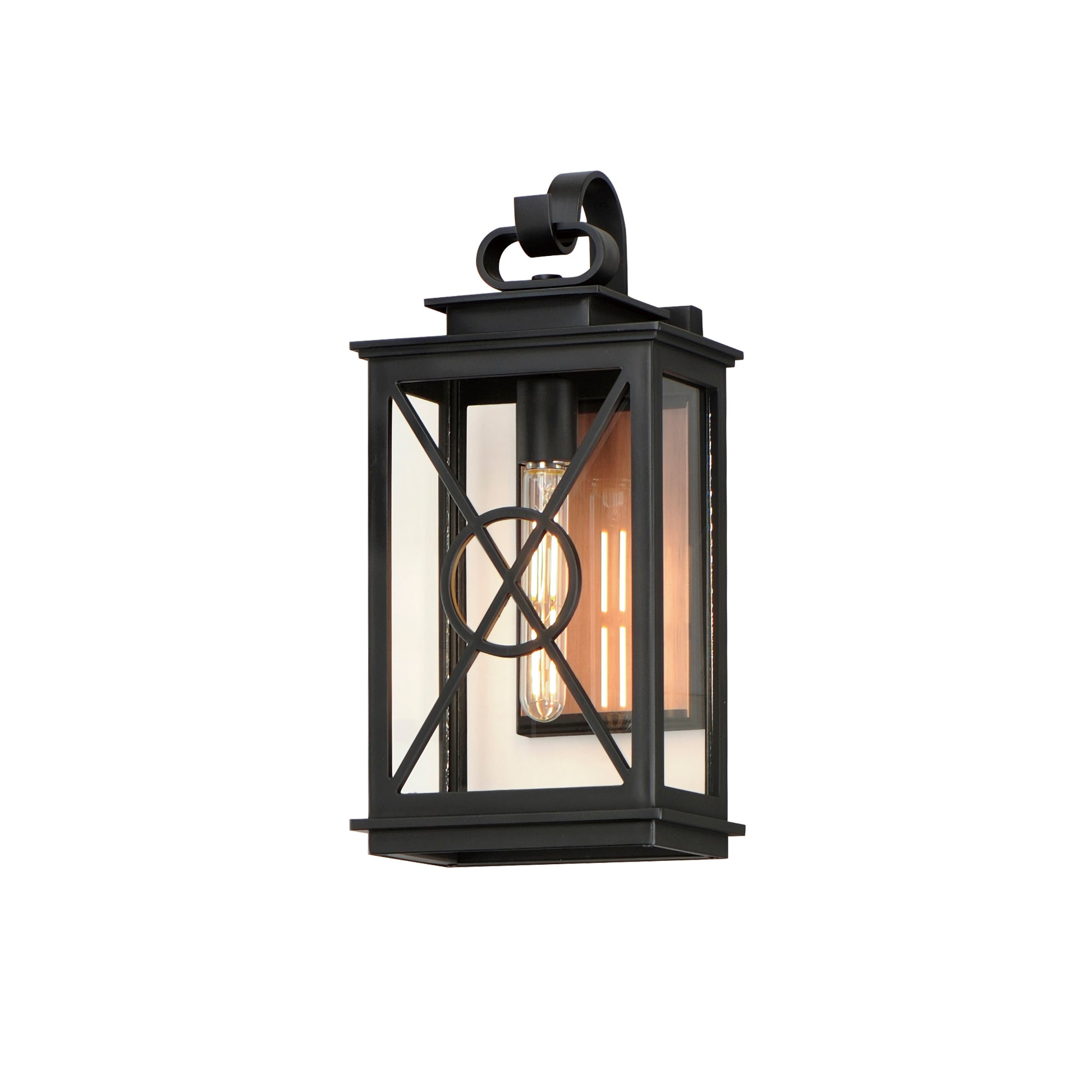 Yorktown VX Outdoor Wall Sconce Black/Aged Copper by Maxim Lighting