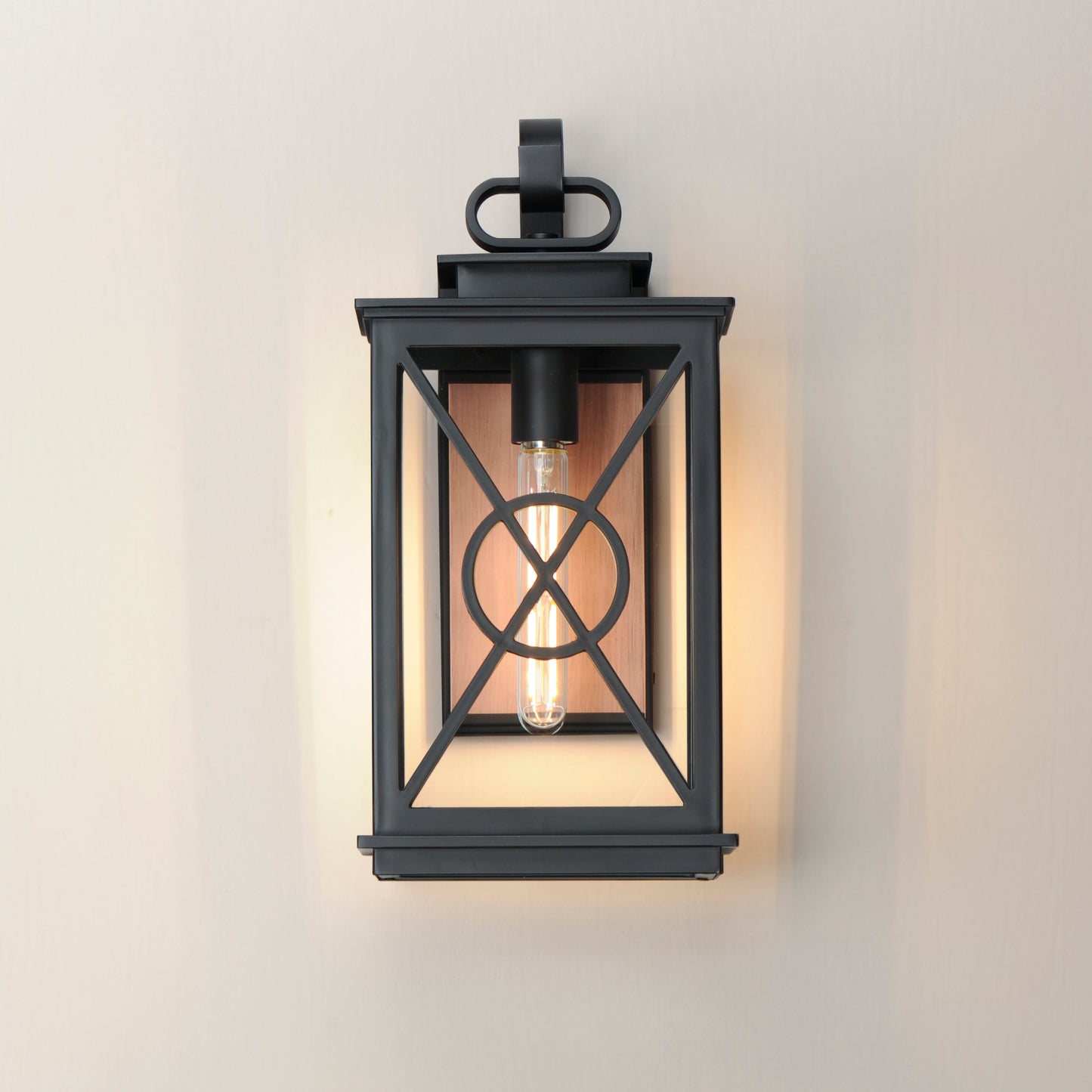 Yorktown VX Outdoor Wall Sconce Black/Aged Copper by Maxim Lighting