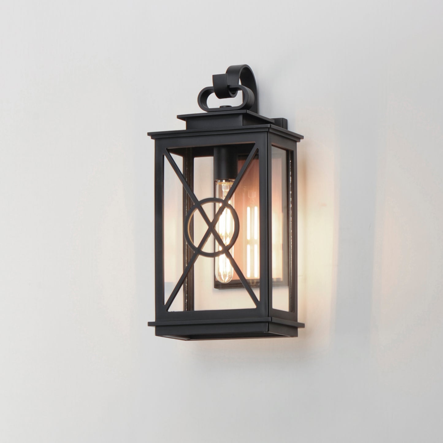 Yorktown VX Outdoor Wall Sconce Black/Aged Copper by Maxim Lighting