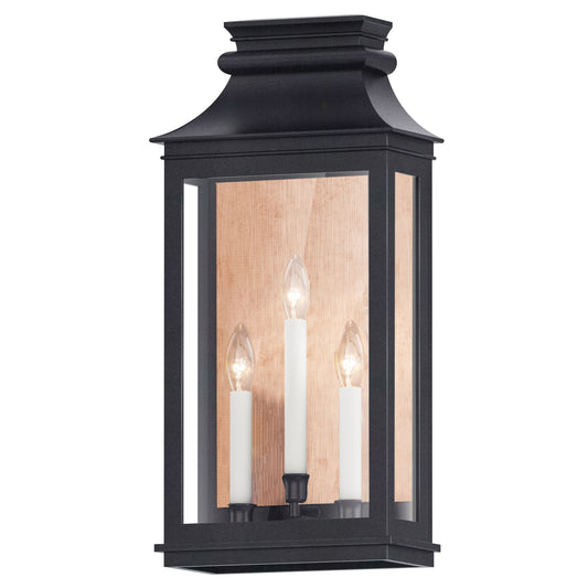 Savannah VX 3-Light Outdoor Sconce Antique Copper/Black Oxide by Maxim Lighting