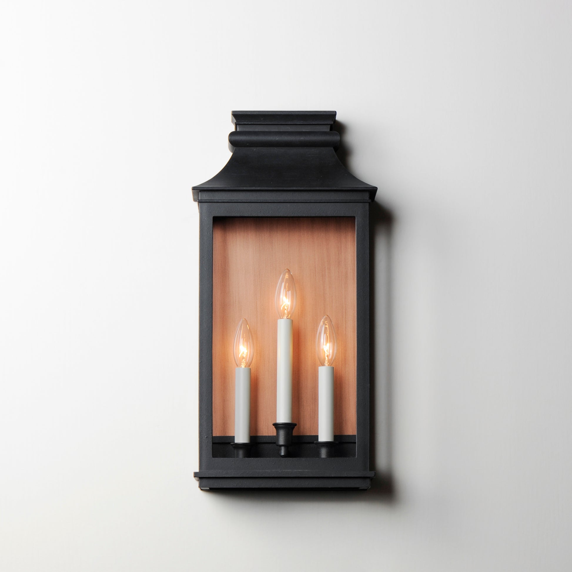 Savannah VX 3-Light Outdoor Sconce Antique Copper/Black Oxide by Maxim Lighting