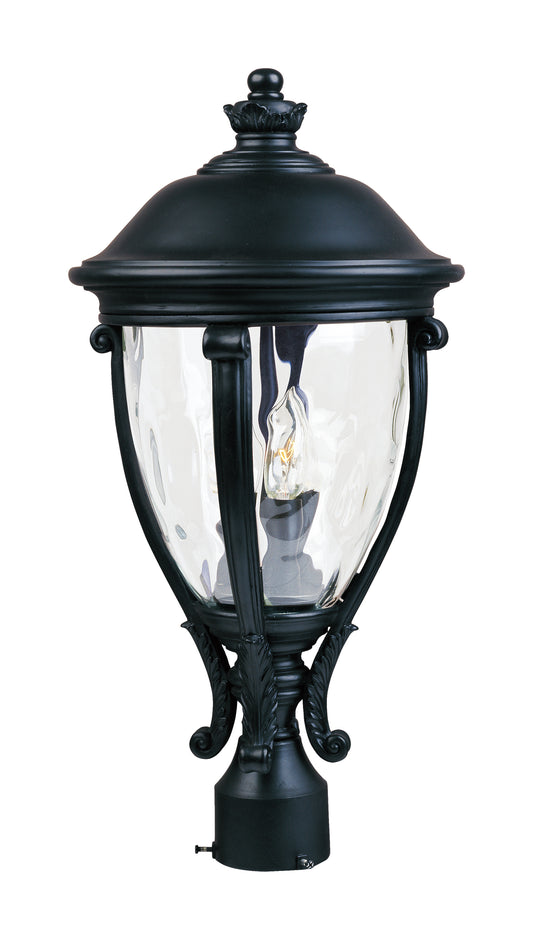 Camden VX 3-Light Outdoor Pole/Post Lantern Black by Maxim Lighting