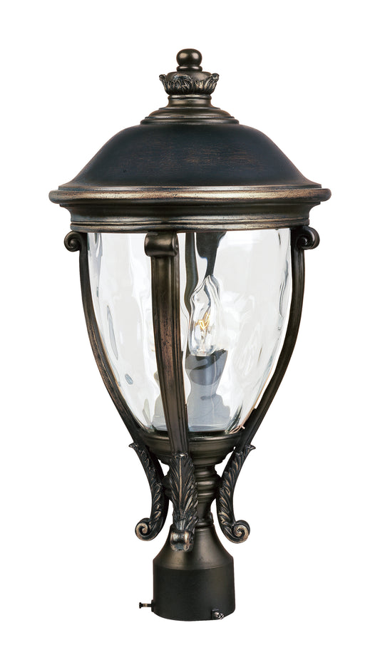 Camden VX 3-Light Outdoor Pole/Post Lantern Golden Bronze by Maxim Lighting
