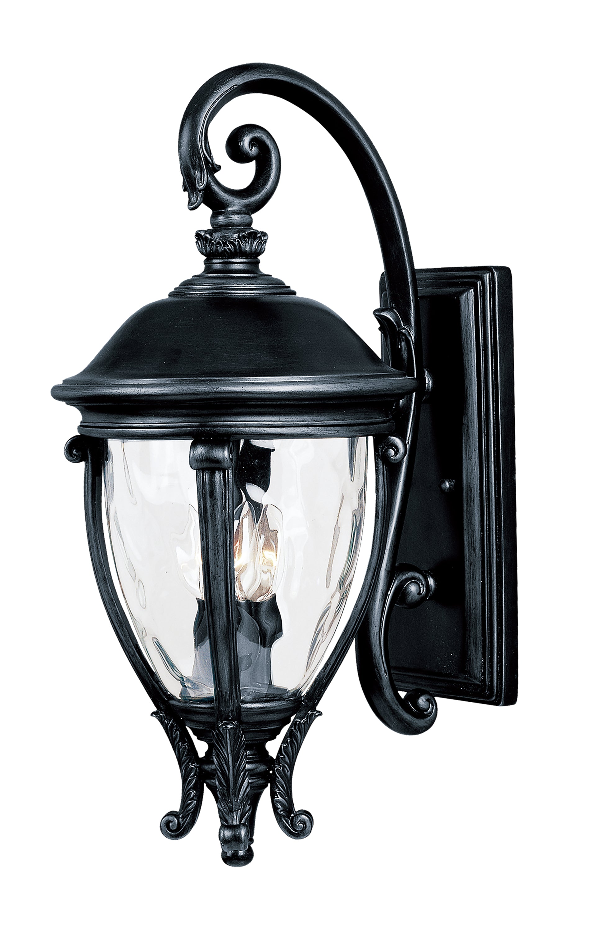 Camden VX 3-Light Outdoor Wall Lantern Black by Maxim Lighting