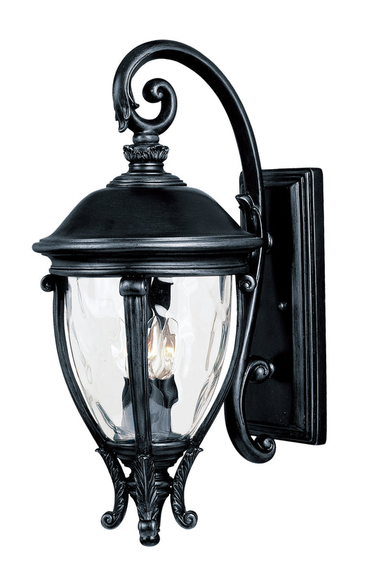 Camden VX 3-Light Outdoor Wall Lantern Black by Maxim Lighting