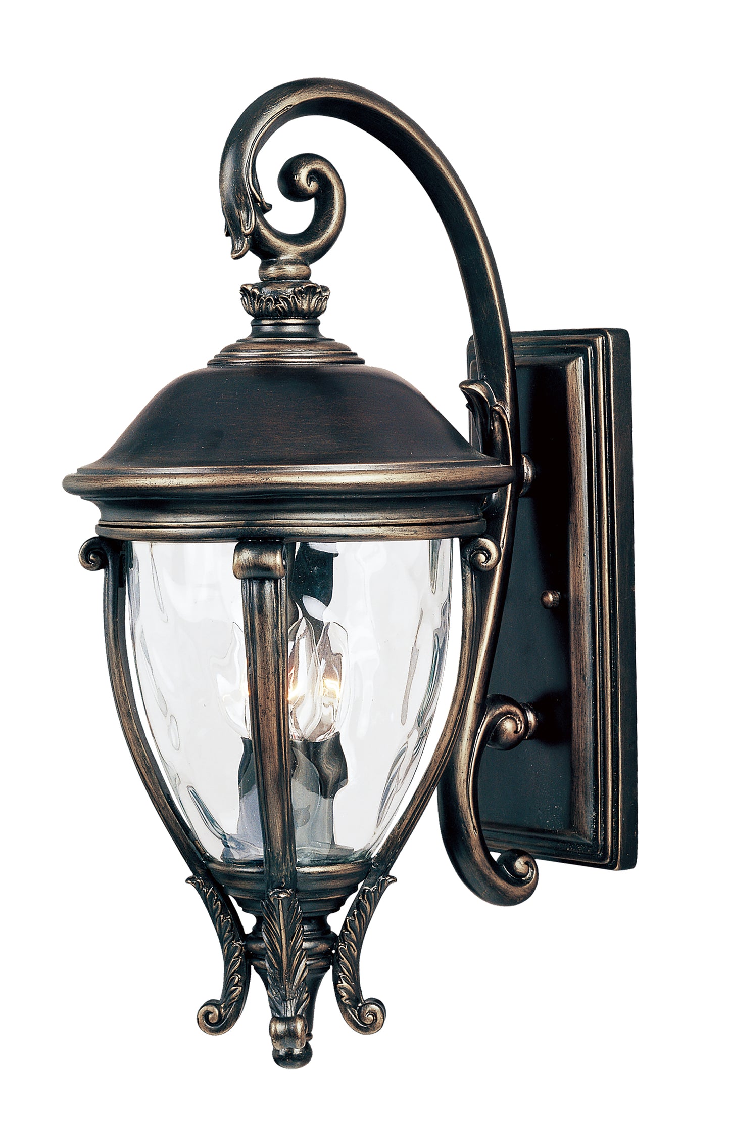 Camden VX 3-Light Outdoor Wall Lantern Golden Bronze by Maxim Lighting