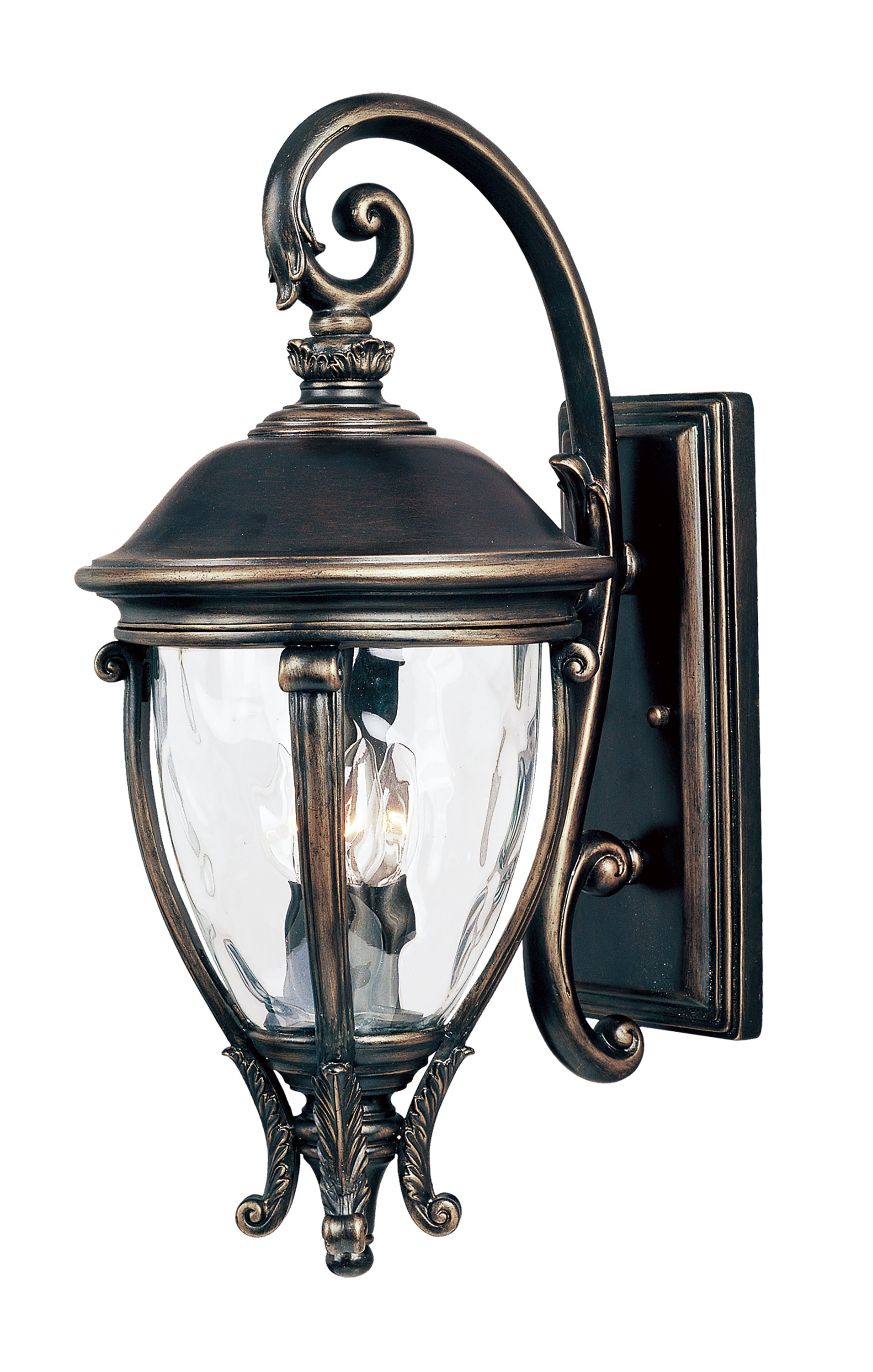 Camden VX 3-Light Outdoor Wall Lantern Golden Bronze by Maxim Lighting