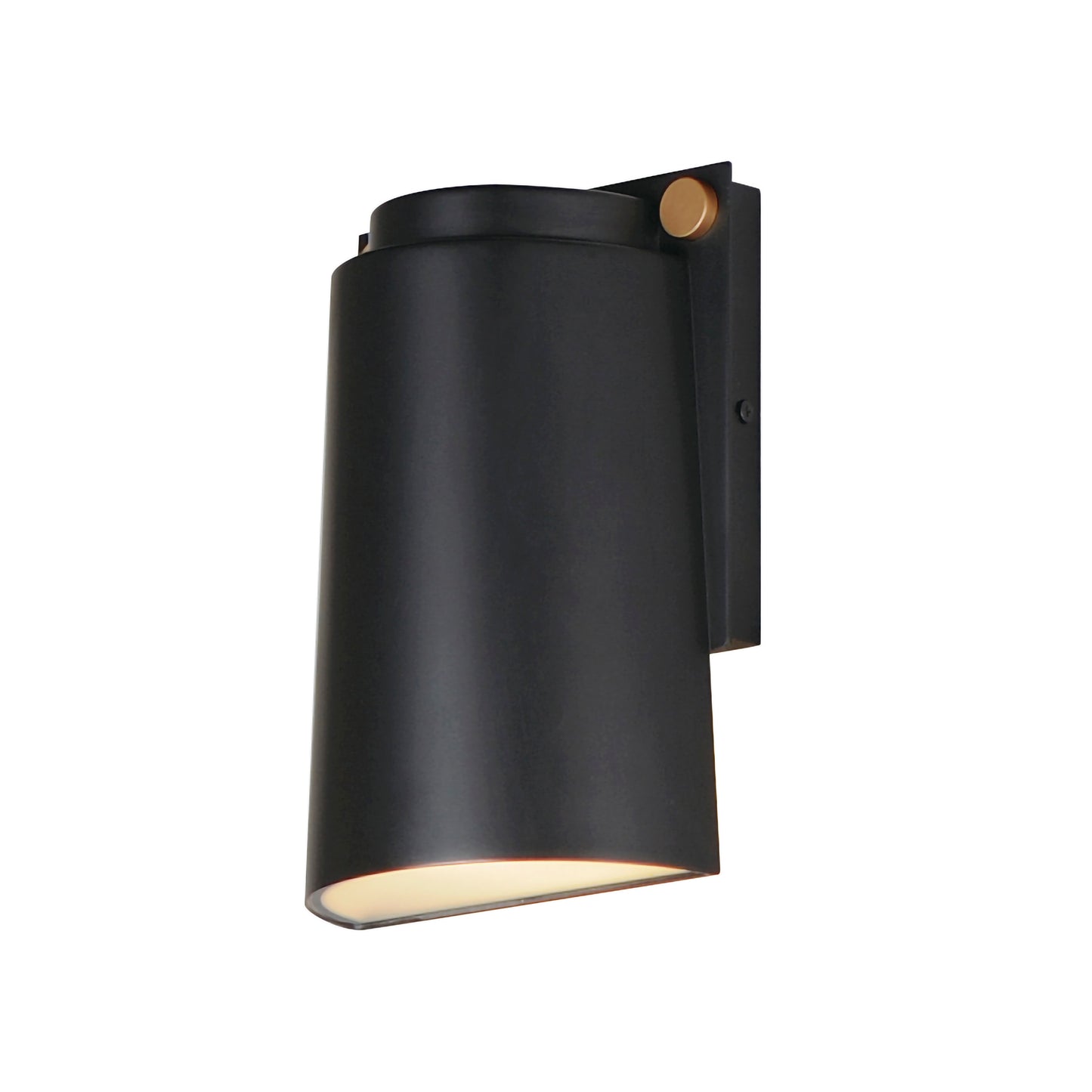 Rivet VX LED Outdoor Sconce Black/Antique Brass by Maxim Lighting
