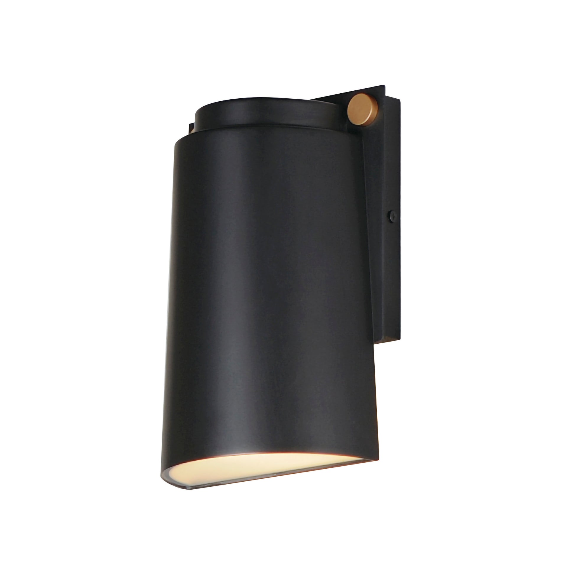 Rivet VX LED Outdoor Sconce Black/Antique Brass by Maxim Lighting