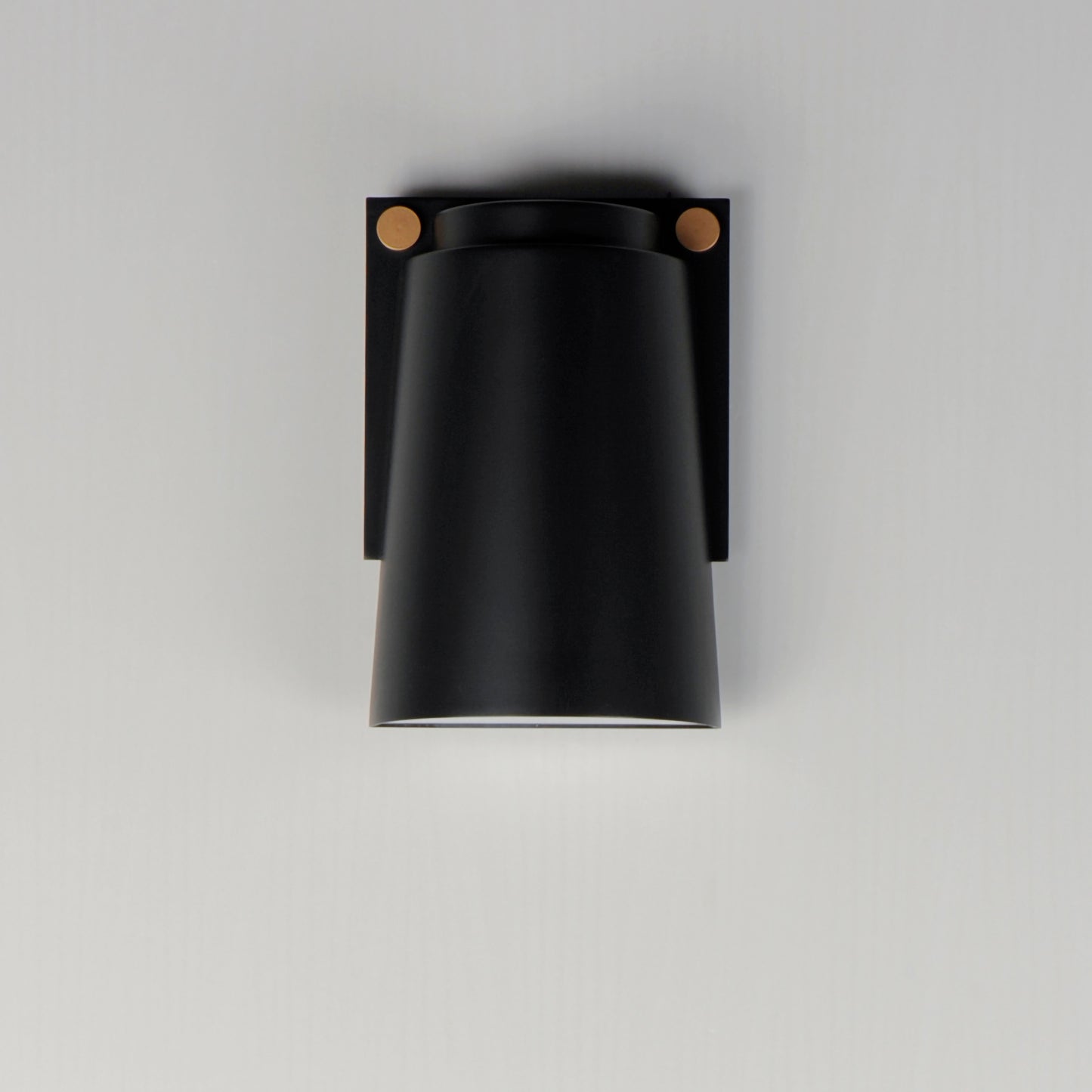Rivet VX LED Outdoor Sconce Black/Antique Brass by Maxim Lighting