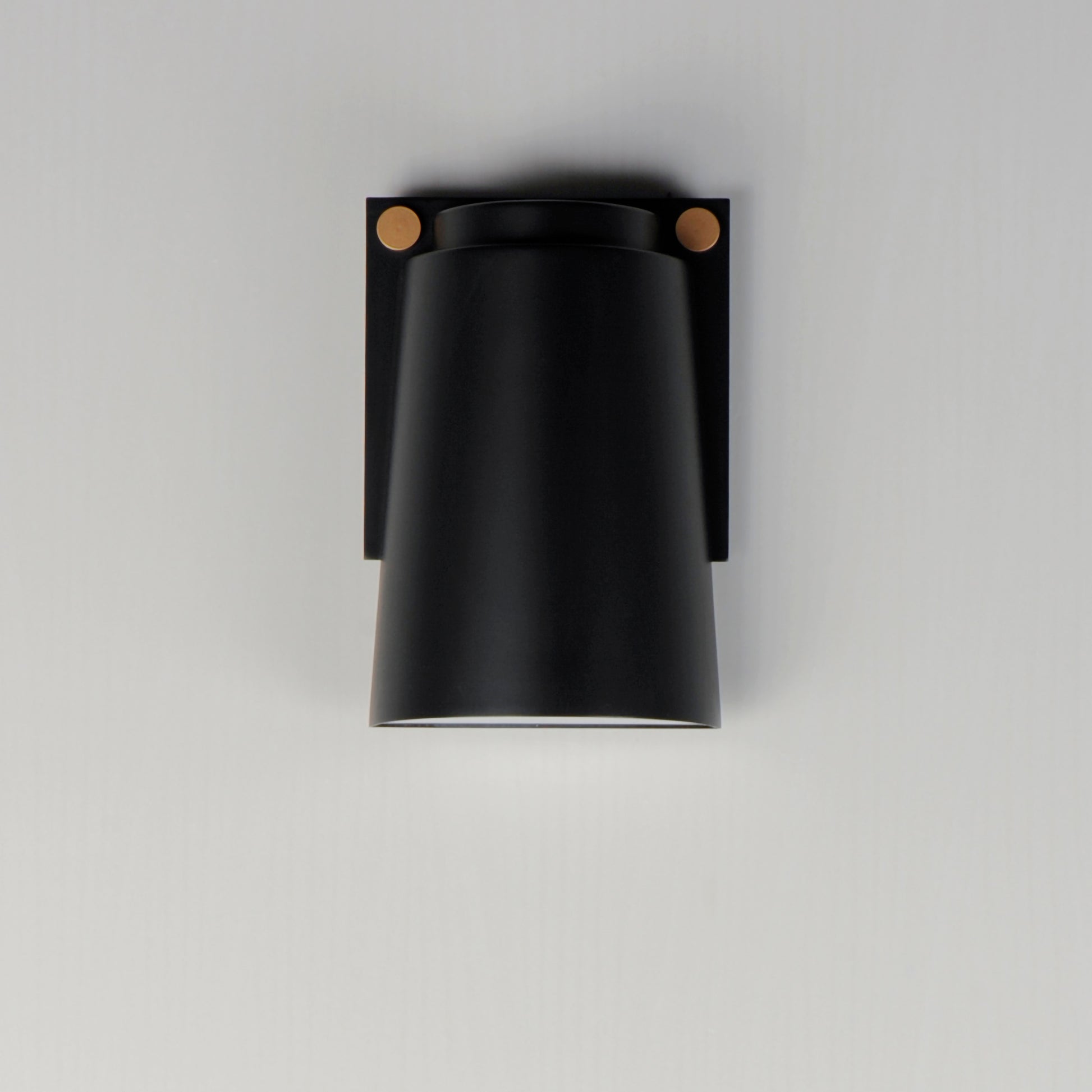 Rivet VX LED Outdoor Sconce Black/Antique Brass by Maxim Lighting