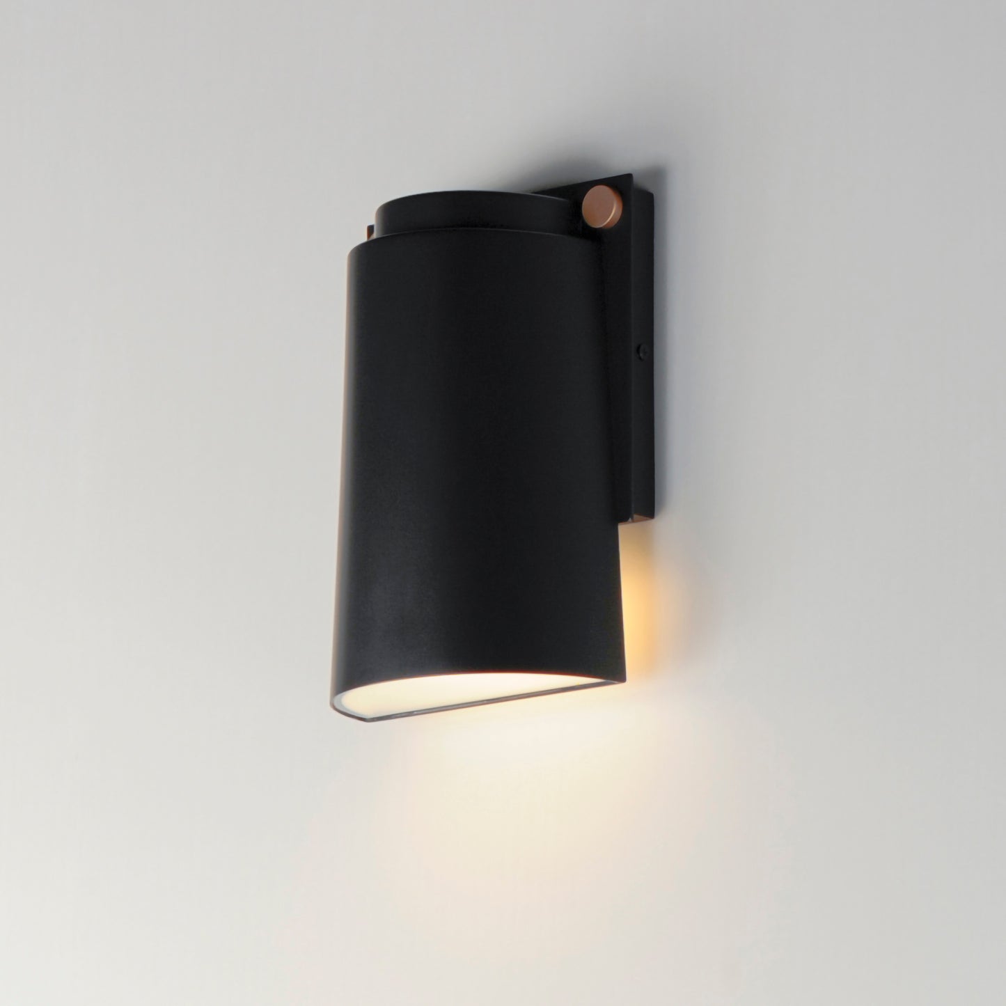 Rivet VX LED Outdoor Sconce Black/Antique Brass by Maxim Lighting