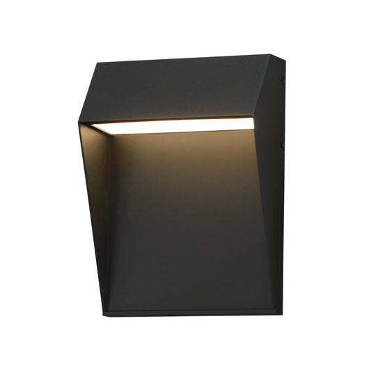 Cliffsdege VX LED Outdoor Wall Sconce Black/Gold by Maxim Lighting
