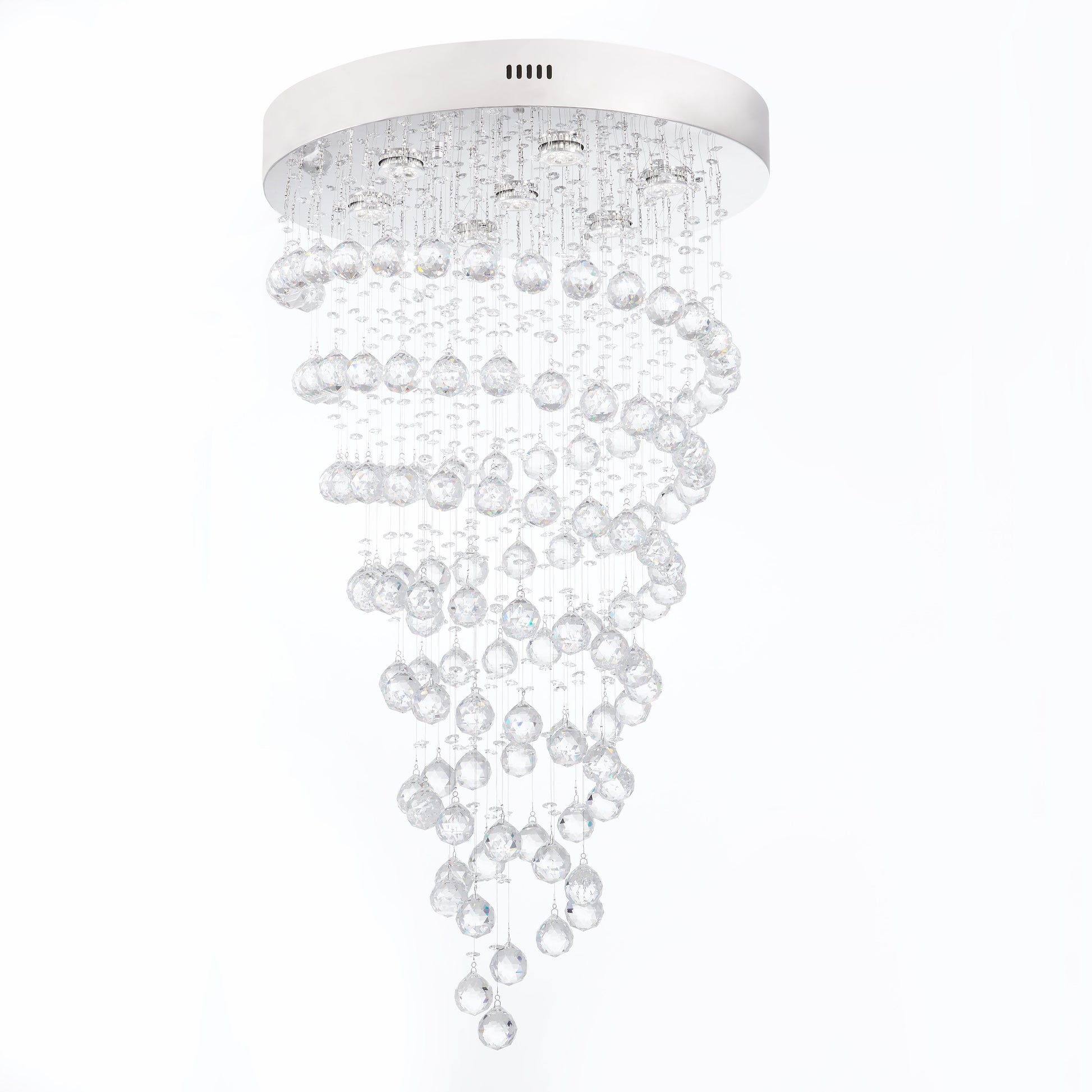 Crystal Double Helix Chandelier - Finesse Decor FN-1104-S