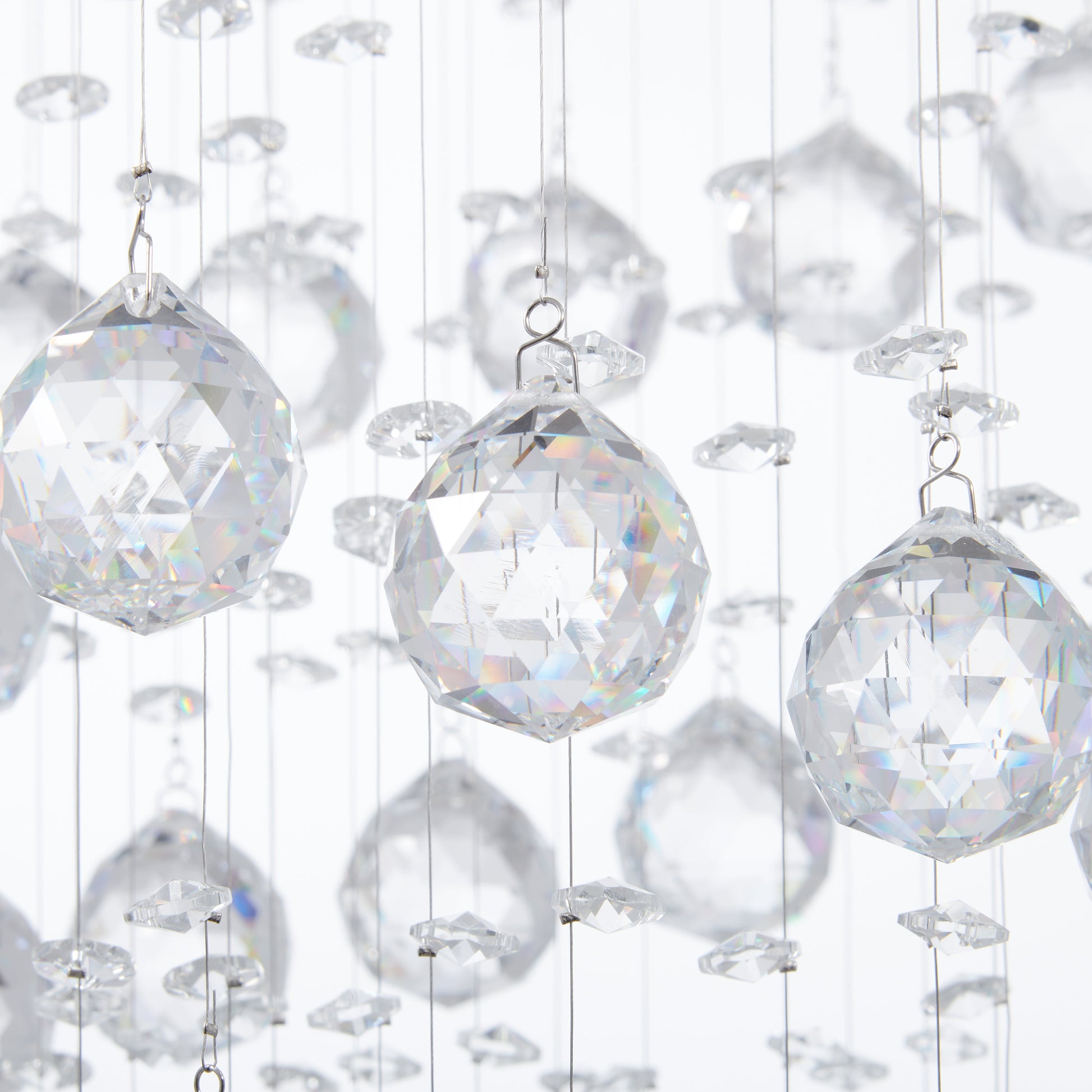 Crystal Double Helix Chandelier - Finesse Decor FN-1104-S