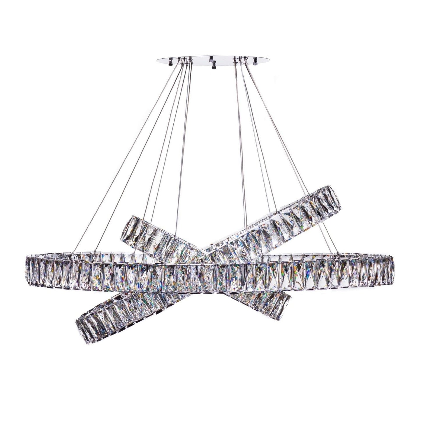 Crystal Elegance LED Chandelier - Finesse Decor CH-415