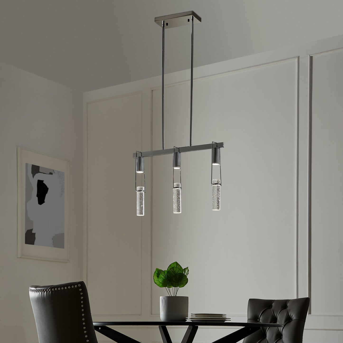 Harmony 3 Light Chandelier - Finesse Decor CH-900-3C