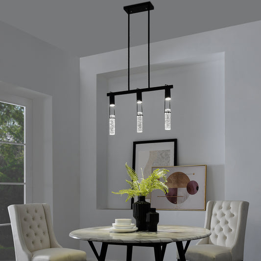 Harmony 3 Light Chandelier - Finesse Decor CH-900-3MB