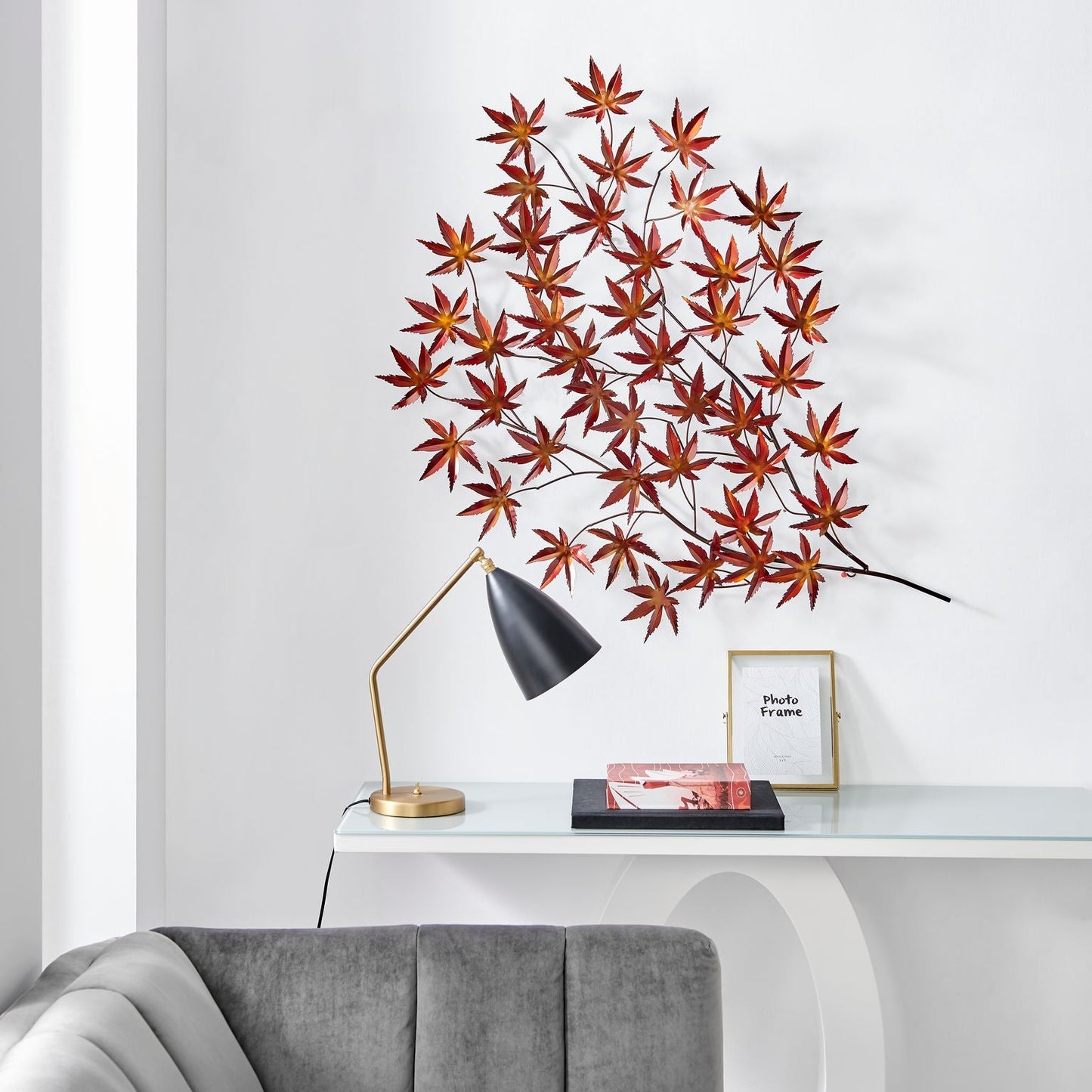 Fall Leaves Wall Art Earthtones by Finesse Decor WALL-8