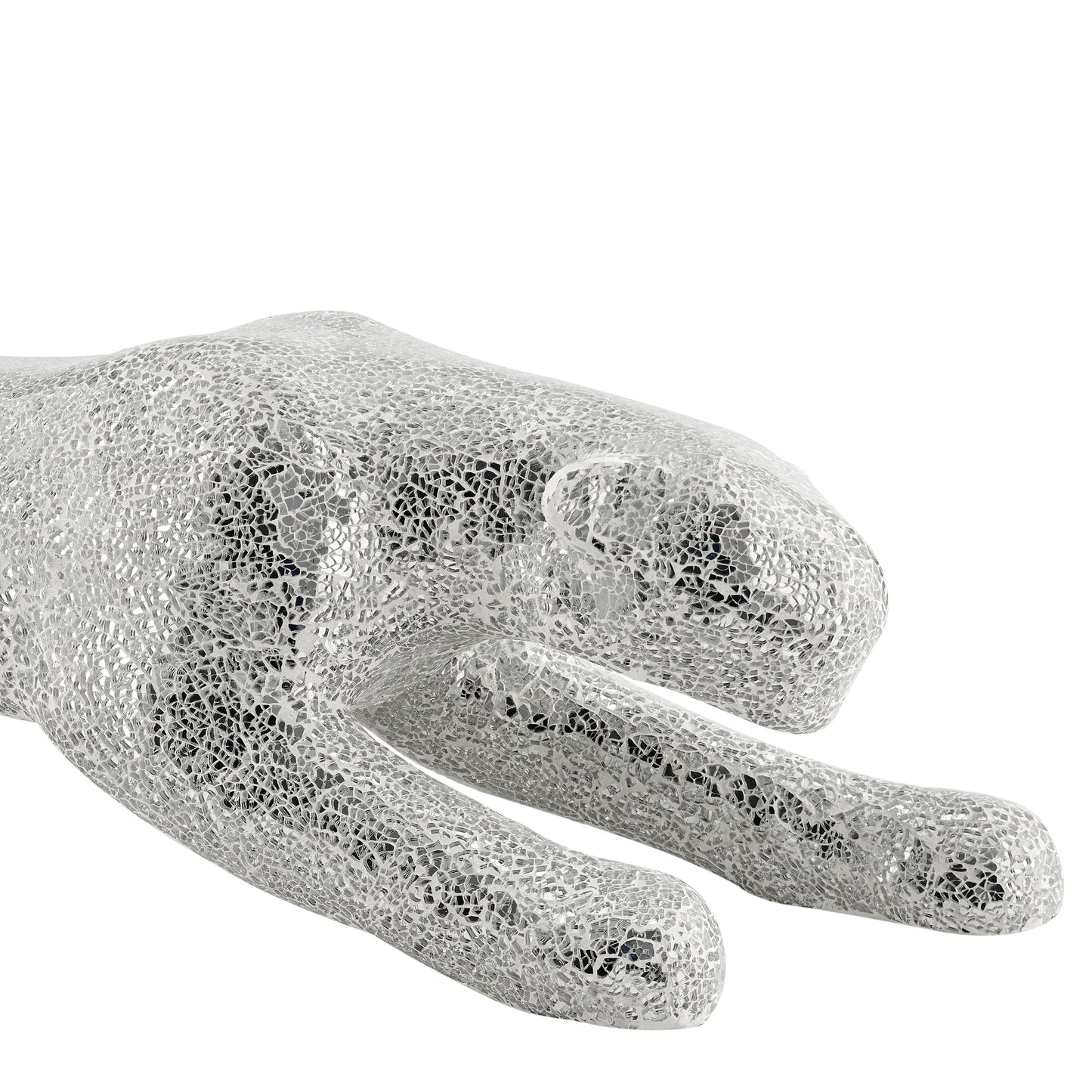 Boli Panther Sculpture Glass and Chrome by Finesse Decor D915-P
