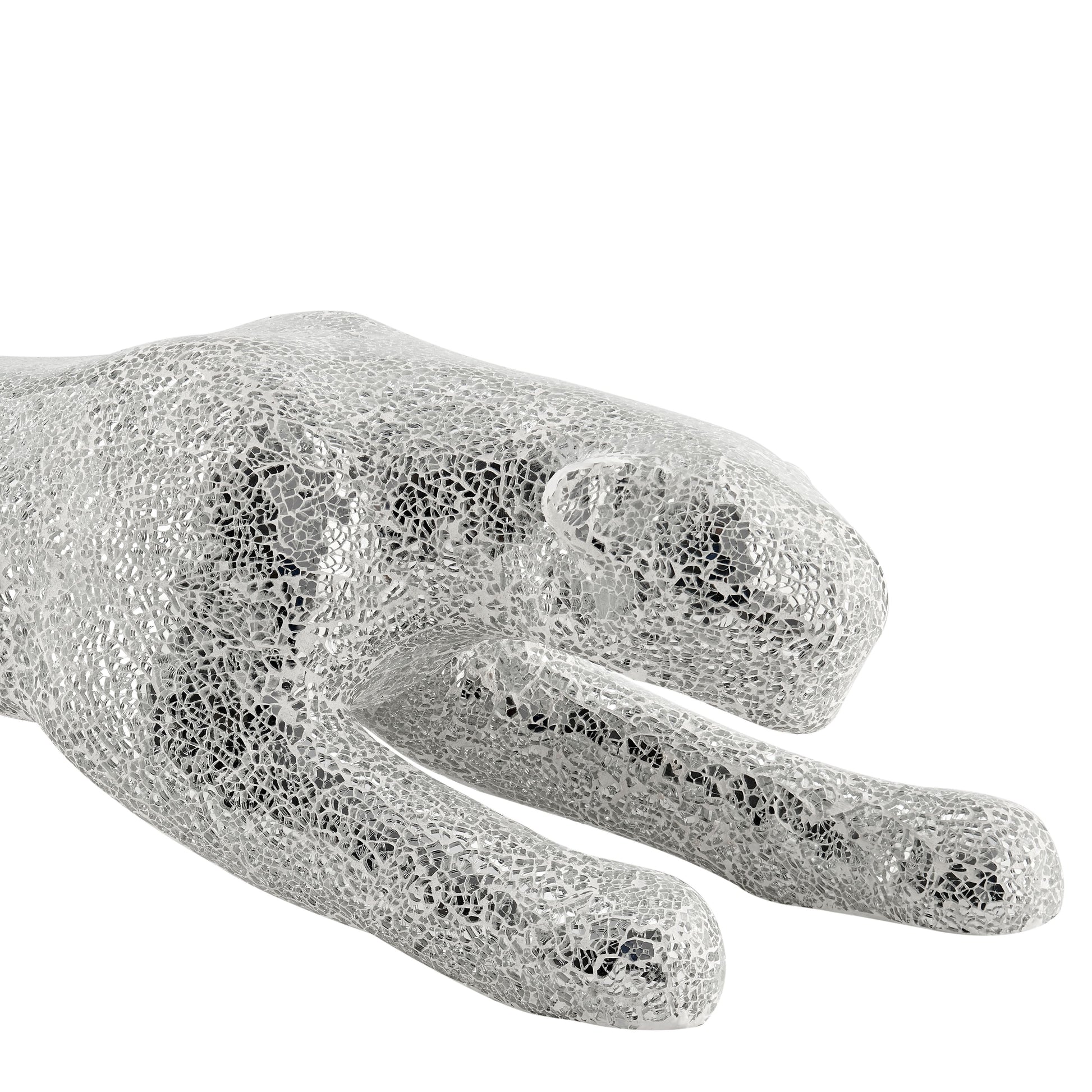 Boli Panther Sculpture Glass and Chrome by Finesse Decor D915-P