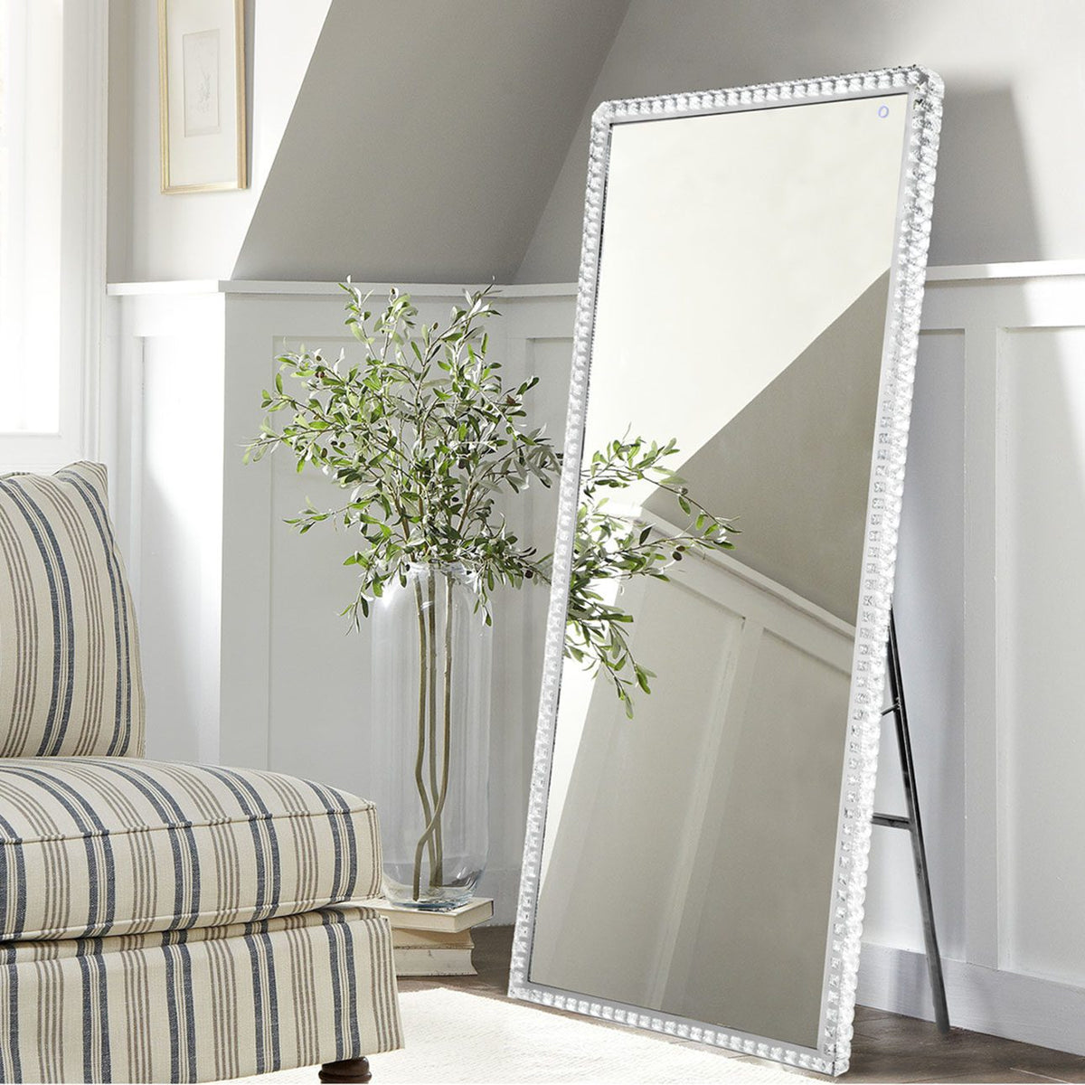 Marilyn Illuminated Leaner Floor Mirror 71"H by Nova of California, Default – view 2