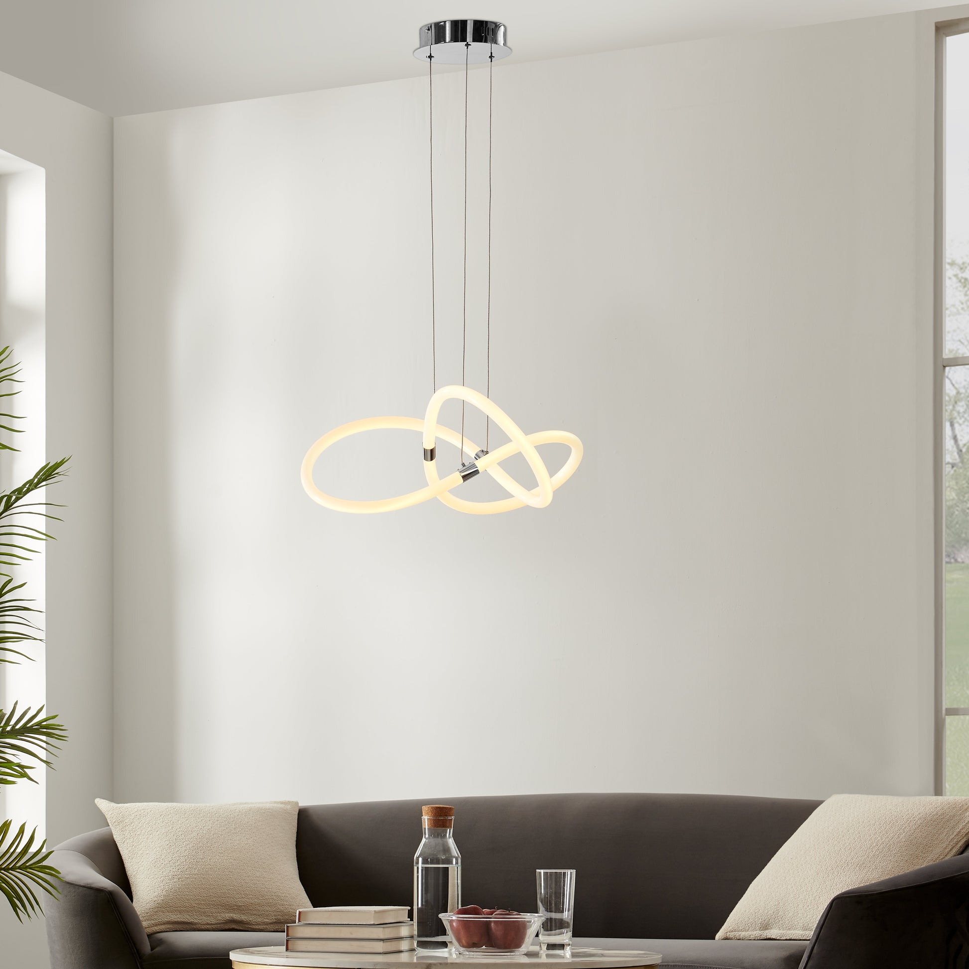 Daisy LED Adjustable Chandelier - Finesse Decor CH-01155-C