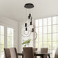 Hong Kong LED Circular Chandelier - Finesse Decor CH-1172-B