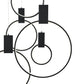 Hong Kong LED Circular Chandelier - Finesse Decor CH-1172-B