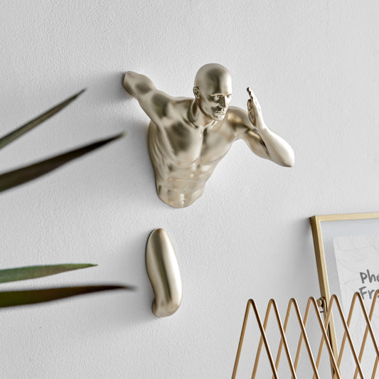 Runner Man 13" Wall Sculpture - Finesse Decor C-WR-22