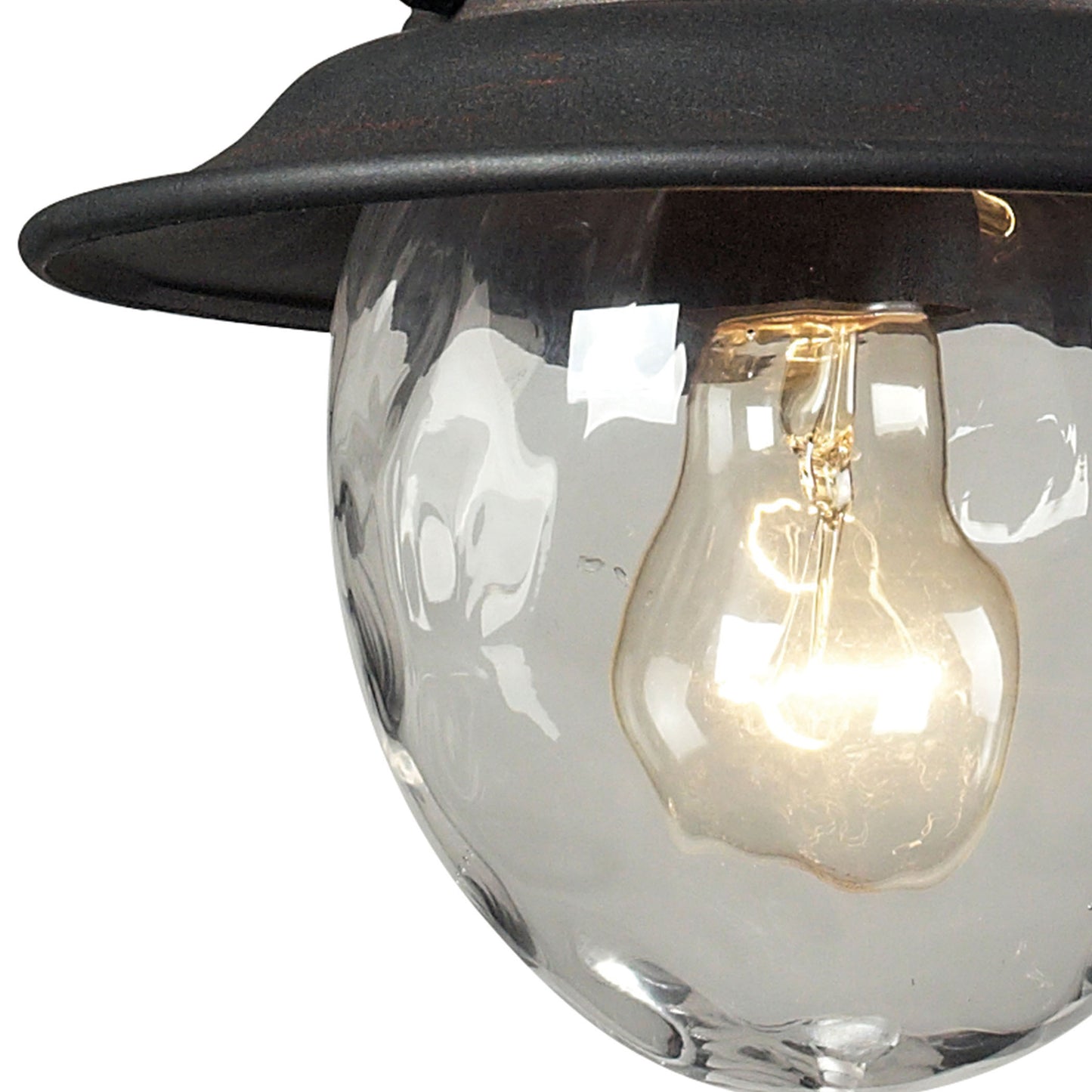 Searsport 8" Outdoor Pendant Weathered Charcoal by Elk