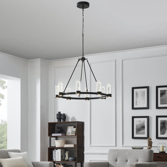 Victory 8 Light Chandelier - Finesse Decor CH-1101-8MB