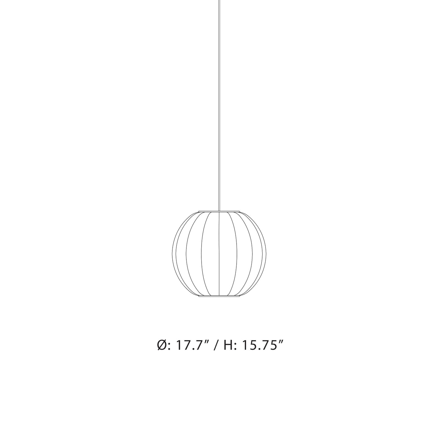 Knit Wit 45 Pendant Light - Made By Hand