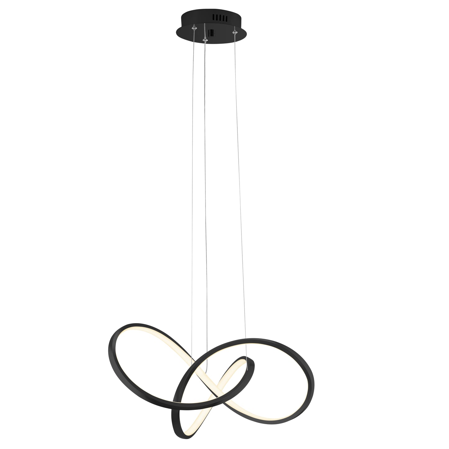 Knotted LED Dimmable Chandelier - Finesse Decor CH-1155-B