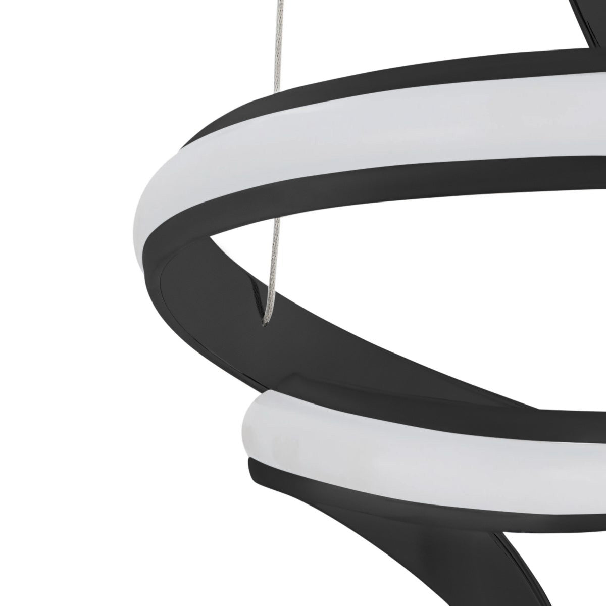 Hamburg LED Chandelier Black by Finesse Decor CH-001-B