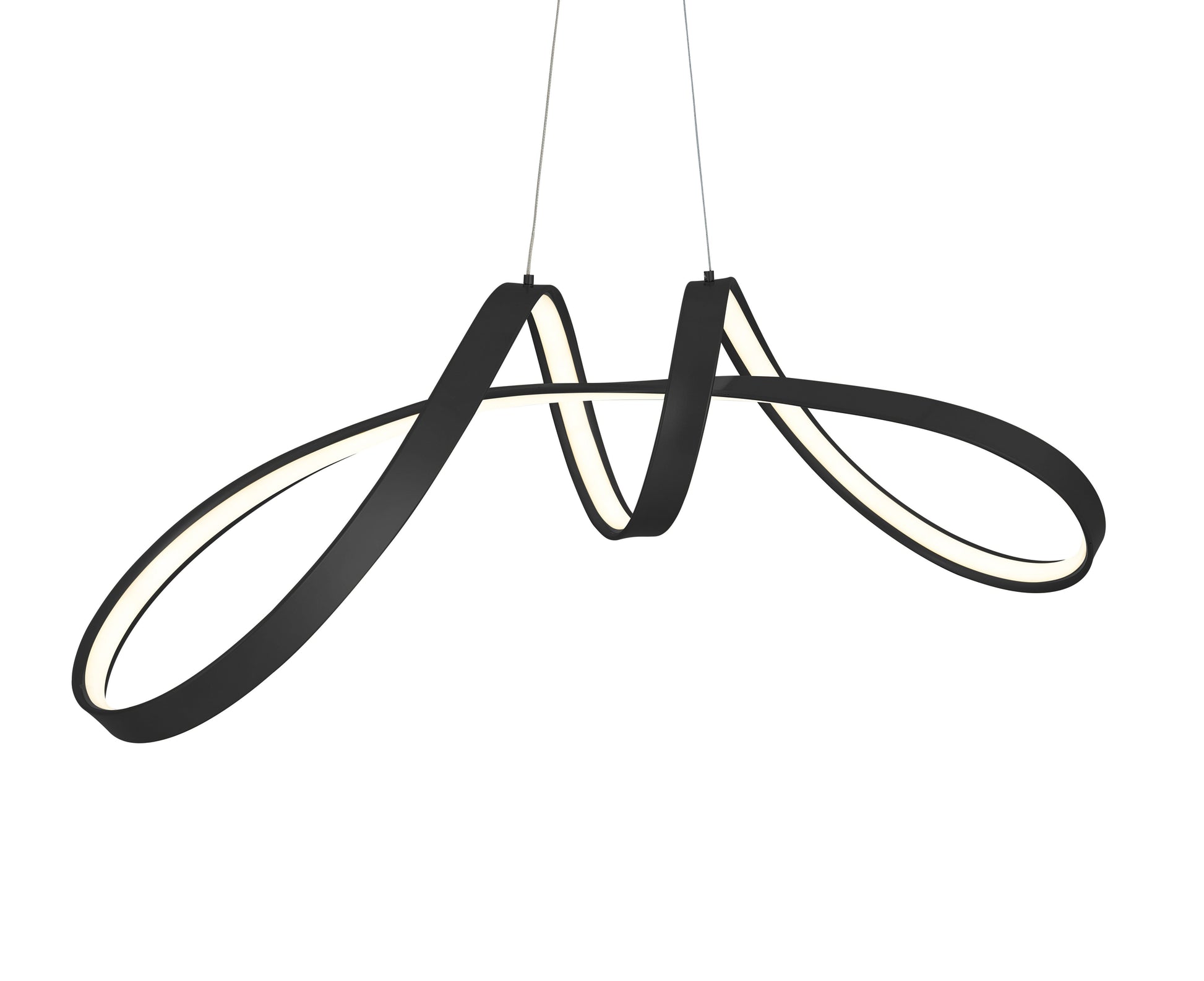Bucharest LED Chandelier Black by Finesse Decor CH-003-B